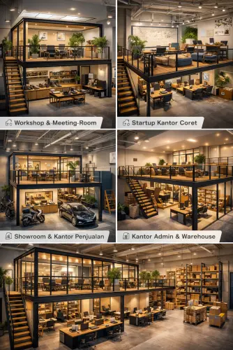 Mezzanine Ruang Kantor di Tanah Baru